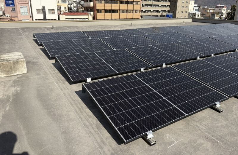 オンサイトPPA方式による太陽光発電システムの設置