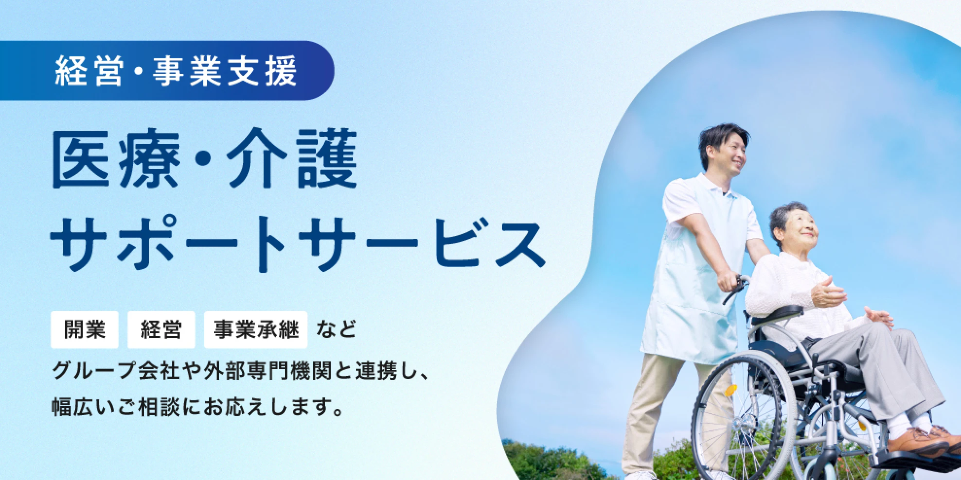 経営・事業支援 医療・介護サポートサービス