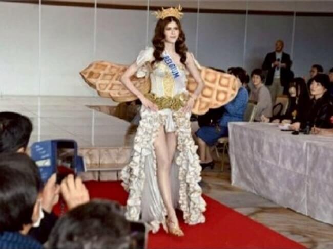 ミス各国代表らが 特色ある衣装披露 富士吉田