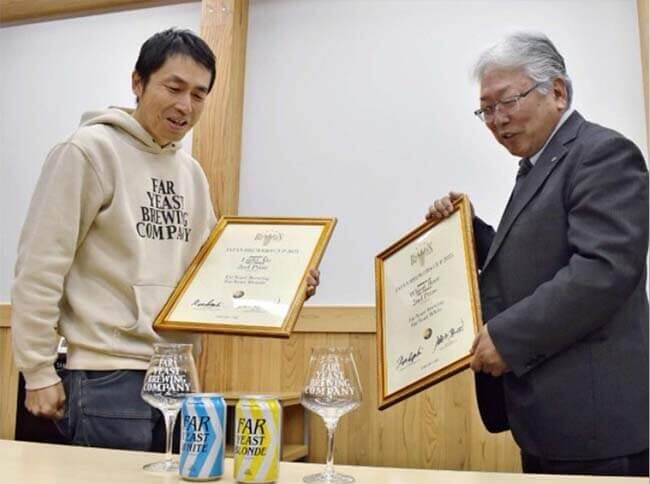 小菅の地ビール 品評会２位