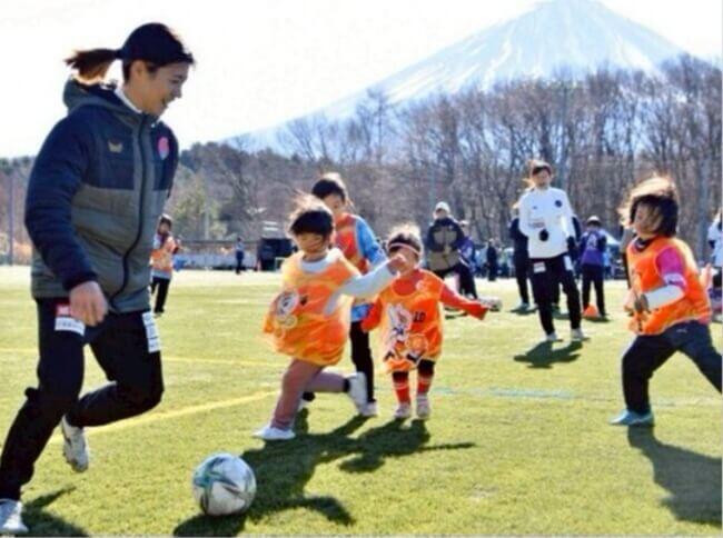 ＦＣふじざくら　ファンと交流