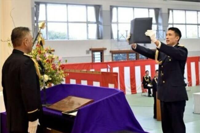 初任科卒業式 ２２人決意新た 甲斐・県警察学校