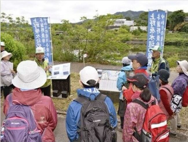 桂川沿いを歩き史跡など散策