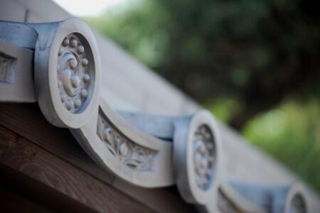 巴紋のある軒丸瓦