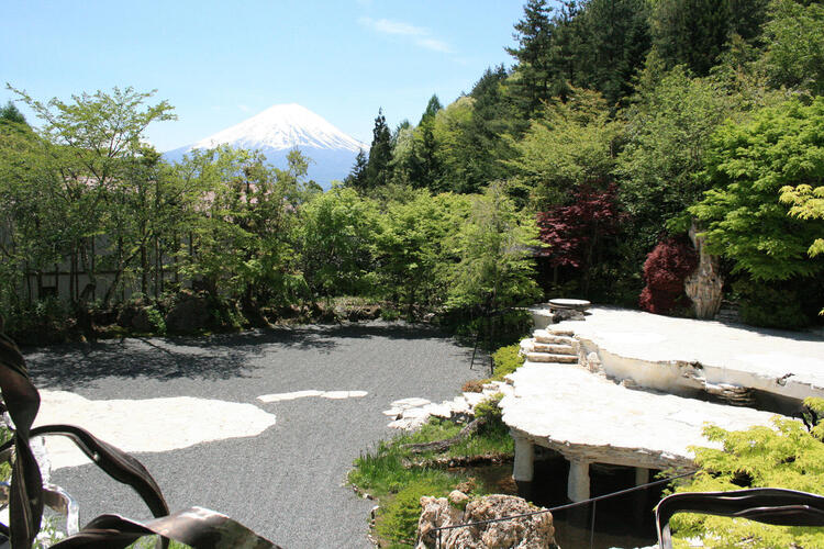 久保田一竹美術館の庭園