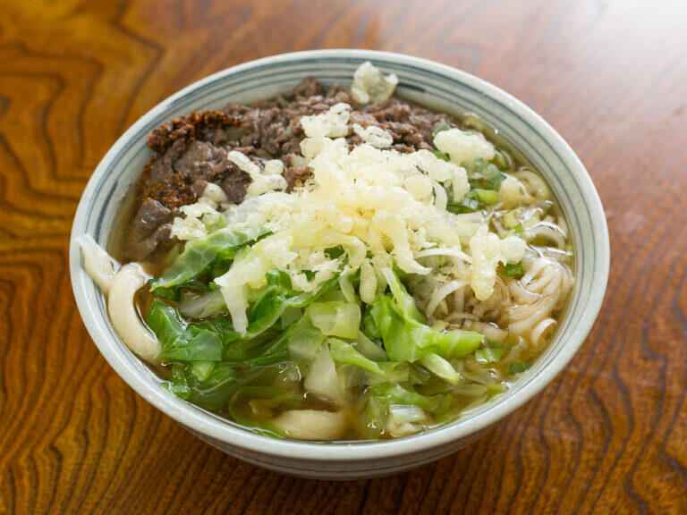 富士山周辺の食・吉田のうどん