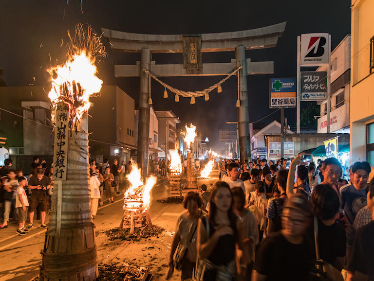 吉田の火祭り2017レポ　やまなしの夏を秋へとつなぐ。 (Summary of Yosida's fire festival)
